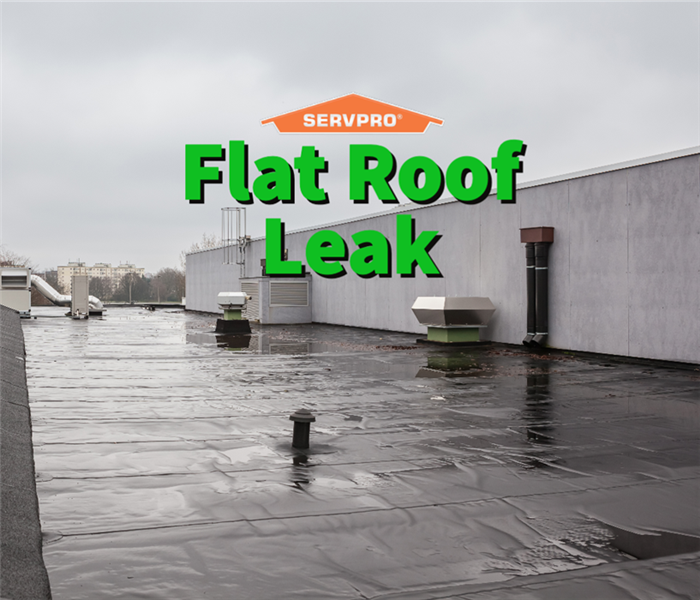A flat roof leak in Jefferson, GA
